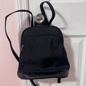 Elegant Black Mini Backpack for Women